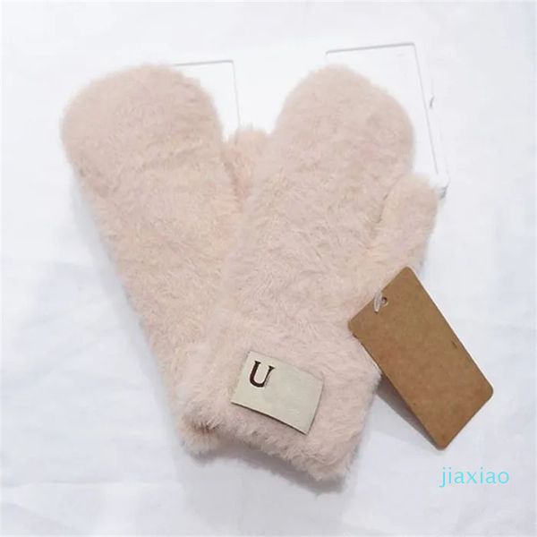 Guanti da lettera da donna di design per guanti in cashmere autunno inverno con adorabili guanti invernali caldi per esterni
