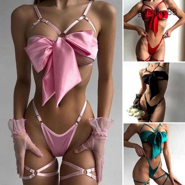 dessous Erotische Dessous-Set Mädchen Sehr Frauen Sexy Höschen Sinnliche Sex Nachtwäsche Porno Exotische Kostüme Frau Unterwäsche BH Push-Up-Sets Bralette BHs D0D1