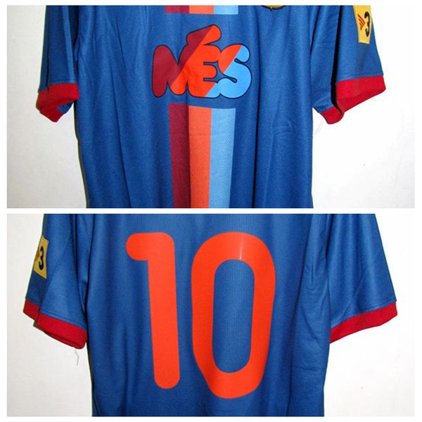 Match porté joueur numéro gamper 09 maillot manches courtes Xavi Ibrahimovic Iniesta Football patchs personnalisés sponsor