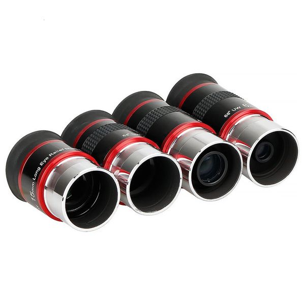 Monóculos Telescópio Astronômico Ocular 1 25 Polegada 68 Graus Grande Angular Monocular 6MM 9MM 15MM 20MM com Protetor de Borracha 231101