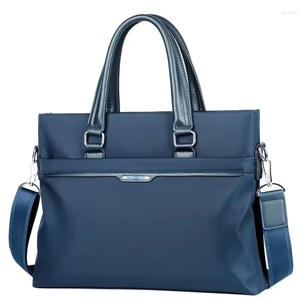 Valigette TopFight 2023 Valigetta da uomo Oxford Materiale Laptop da 14 pollici Borsa casual Borsa a tracolla in tela da uomo Documento