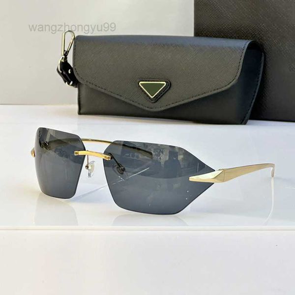 Occhiali da sole moderni per donna Prda Uomo Estetica elegante contemporanea Stile passerella Occhiali di alta qualità Lunette Luxe Designer Shades Uv400