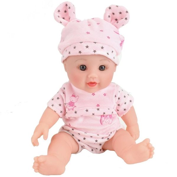 Puppen 30 cm 12 Zoll Produkte schöne handgefertigte Kunststoff-Babypuppe mit weichem Körper und Schlafanzug für Kinder, Geschenk 231102