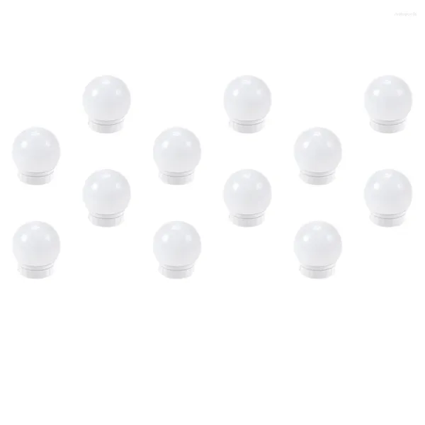 Duvar lambası 12 PCS Vanity Ayna Ampul Makyaj Makyajı Makyaj Güzellik Işıkları Kablosuz Sconce Ön Ampuller USB