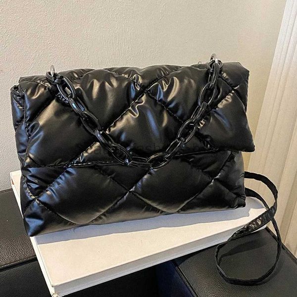 Bolsas de Ombro Femininas Bolsa de Inverno Mobile Space Gloss Feminina Down Bag Coon Jacket Soulder e Bag Ceap Project 2023 Cristmas Bagcatlin_fashion_bags