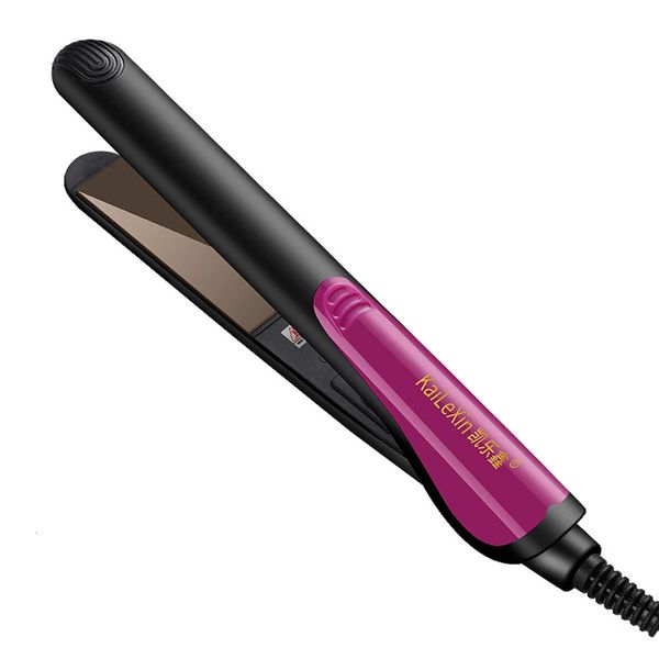 Alisadores de cabelo Pente de cabelo elétrico em linha reta cabelo encaracolado DualUse Bangs Splint Household Mini Hair Straightenrer Hair Styling Tool 231101