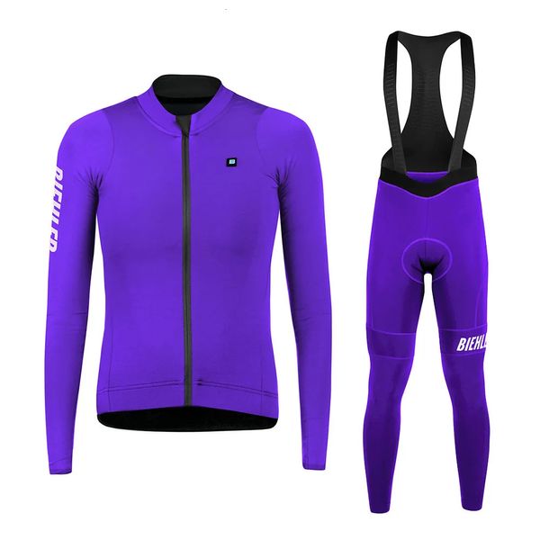 Set di maglie da ciclismo BIEHLER Set da donna per bici Abiti lunghi ad asciugatura rapida Abiti comodi con maniche Bavaglini Pantaloni Top per donna 231102