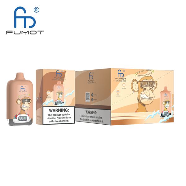 Fumot Digital Box 12000 Puffs Vape 16 Farben E Zigarette Shisha Shisha Fabrik Großhandel