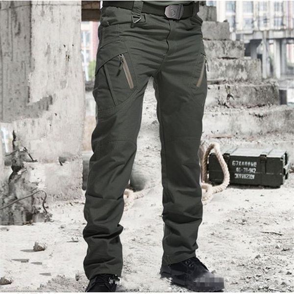 Pantaloni tattici militari da città da uomo SWAT pantaloni militari da combattimento molte tasche pantaloni cargo casual resistenti all'usura impermeabili da uomo 2021 2102337e
