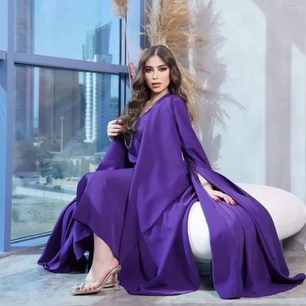 Etnik Giyim Hindistan Dubai Abaya Fas Parti Elbise Kadınlar Balo Gown Vestidos Düğün Balo Akşam Elbise Uzun Kollu Arap Kaftan 2023