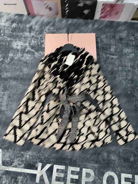 Marca jaqueta feminina casaco outono e inverno novo cardigan de malha roupas de grife moda casual menina tricô 11 worldd