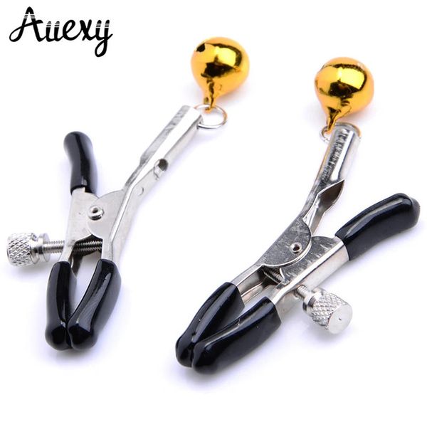 Bondage AUEXY Morsetti per capezzoli in metallo sexy Stimolatore per capezzoli Gioco per adulti Massaggiatore Clip per seno Clip per capezzoli Giocattoli sessuali per donne 231101