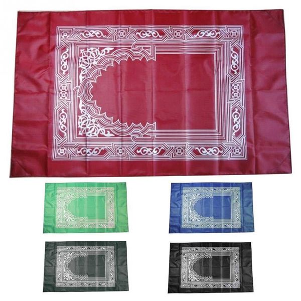 60*100cm Muslimischen Gebet Teppich Teppich Mit Kompass Wasserdicht Islamischen Outdoor Tragbare Reise Beten Matte Große Ramadan Geschenk