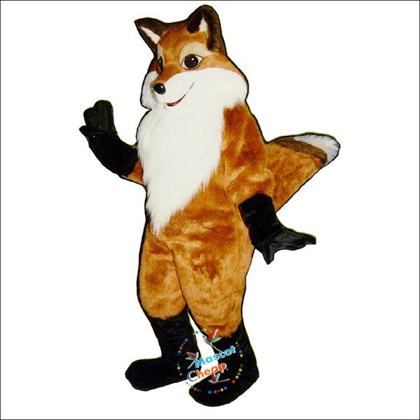 Professionelle hochwertige Fancy Fox Maskottchen Kostüme Weihnachten Fancy Party Kleid Cartoon Charakter Outfit Anzug Erwachsene Größe Karneval Ostern Werbung