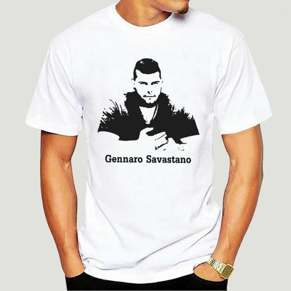 Camisetas masculinas Gomorrah Genny Gennaro Savastono TV Itália Corleone Movie Humor Humor Camisetas de Manga Curta