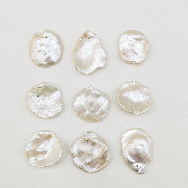 Perlen 1 Stück natürliche Süßwasser-Barockperle 5 mm unregelmäßiges Blütenblatt lose für Charms Schmuckherstellung DIY Armband Halskette Zubehör