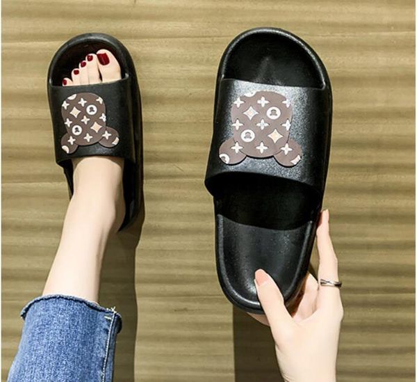 vendita calda donne morbide suola nuvola pantofole 2023 estate spiaggia di lusso piattaforma spessa sandali pantofola donne coreane pantofole eva designer coppia casa infradito