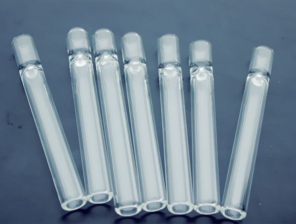2021 qbsomk vidro pirex grosso um rebatedor de vidro rolo de vapor tubos de filtro cigarro mão óleo buners tubo 4 polegada mão zz