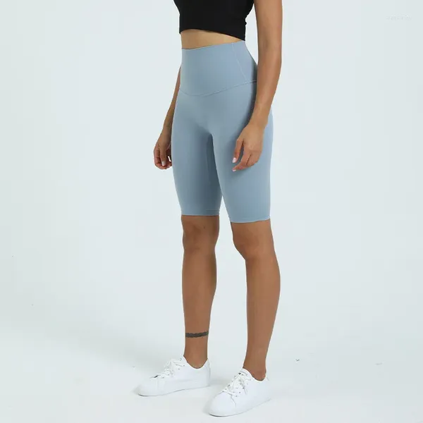Активные шорты с логотипом Lu Фитнес Узкие мягкие брюки для йоги Спортивные женские тренировочные тайтсы