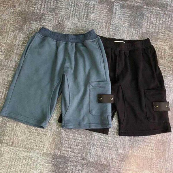 Shorts masculinos de verão Stones Island, calças de corrida para homens, calças masculinas, preto, azul, algodão, marca, designer, luxo, novo estilo, M-2xl, qualidade superior, hmmd