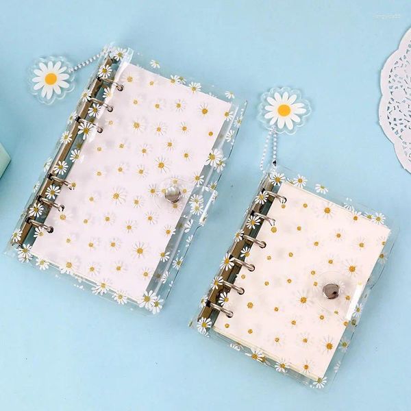 Kawaii DAISY SEED LEAF COPERCHIO COPERCHIO CINESE 6 Anelli Binder Notepad Diario Pianificatore Piano