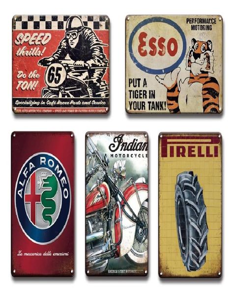 Shabby Chic Auto Service Retro Metall Malerei Plakette Blechschild Vintage Garage Dekor Platte Wand Auto LKW Moto Marke Crafts Man Cave1341554