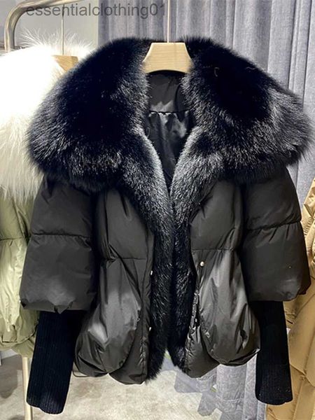 Kadınlar Down Parkas Oftbuy 2023 Ördek Down Ceket Kış Kışları Kat Ertiz Moda Lüks Dış Giyim L231102