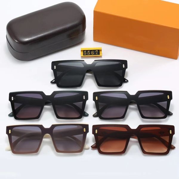 Óculos de sol quadrados de moda masculina e feminina de topo plano para viagens ao ar livre óculos de proteção UV