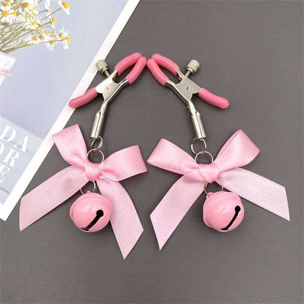 Bondage Cute Multicolor Clip per seno Donna Sexy Morsetto per capezzoli regolabile BDSM Campana piccola Fetish per adulti Flirtare Provocare giocattoli sessuali per coppia 231101