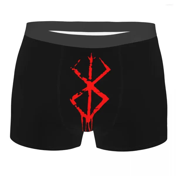 Cuecas novidade boxer berserk shorts calcinha briefs homens roupa interior cintura média para masculino plus size