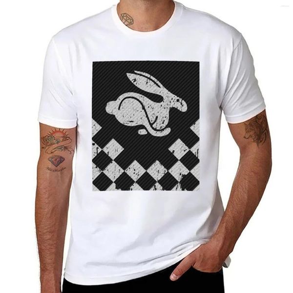 Polos masculinos Checker Flag T-Shirt Sports Fan Camisetas Curtas Camisetas Masculinas