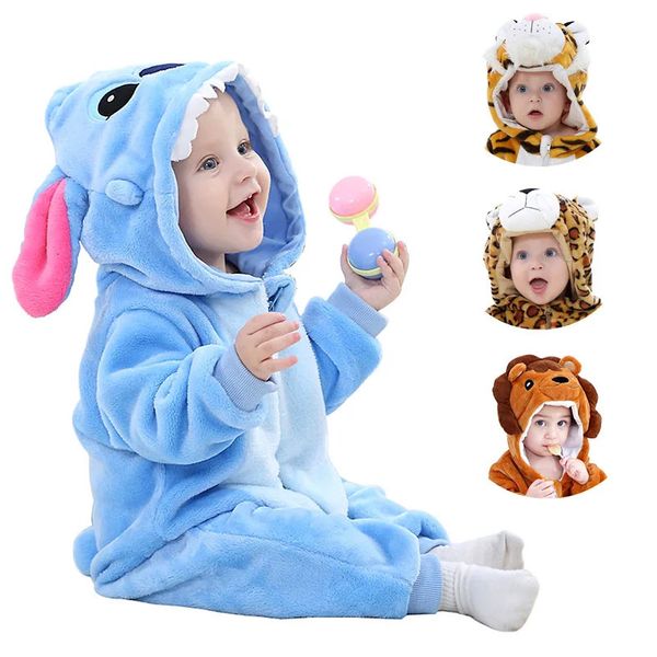 Pyjamas 2–3 Jahre Baby-Tierkostüme Unisex-Einteiler für Kleinkinder, Halloween-Anziehspielanzug, weicher Waschlappen, warme und süße Pyjamas 231101