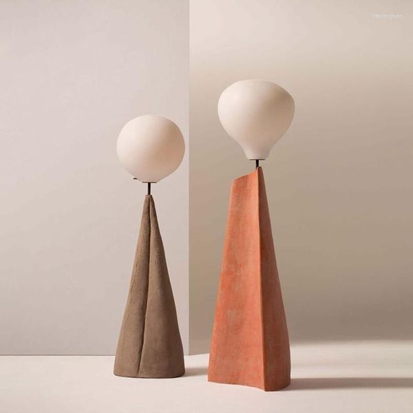 Lâmpadas de chão Modelo de quarto de estar personalizado Moderno minimalista Macaron Creative Mountain Decoration Lamp