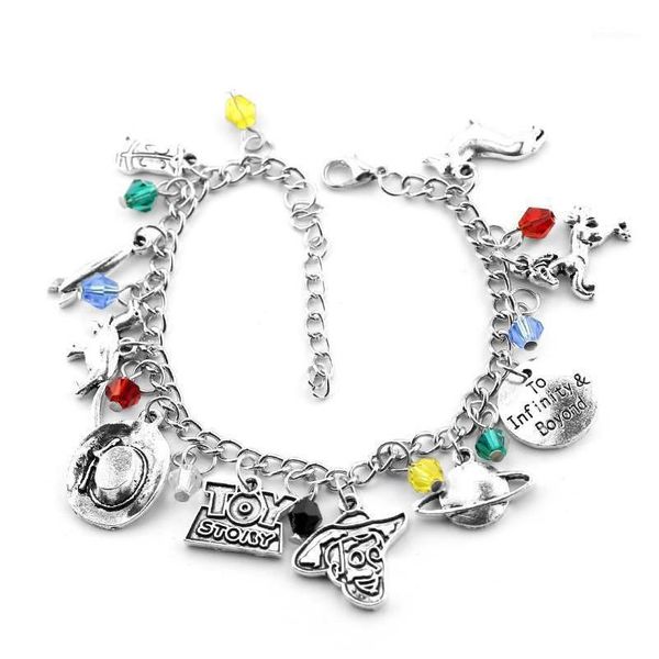 Charm-Armbänder Westworld Logo Kristallperlen bis zur Unendlichkeit Boyond Legierung Anhänger Charm-Armbänder Hbo TV-Serie Geschenk für Frau F Dhgarden Dhyei