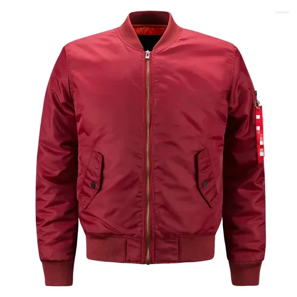 Männer Jacken Frühling Plus Größe Sportswear Mann Stehen Kragen Langarm Flug Pilot Jacke Männliche Baseball Mantel 5xl 6xl 7xl 8xl Jungen Oberbekleidung