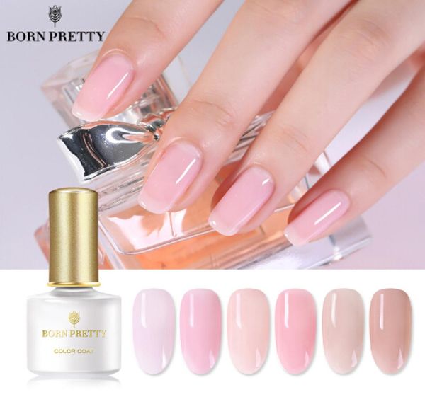 Gel à ongles gelée rose 6 ml vernis violet nu semi-transparent vernis à ongles Gel UV Lacquer1357485