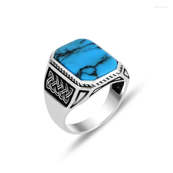 Обручальные кольца модные винтажные серебряные кольца с резьбой в виде ложки слона для женщин аксессуары драгоценный камень геометрическое мужское кольцо