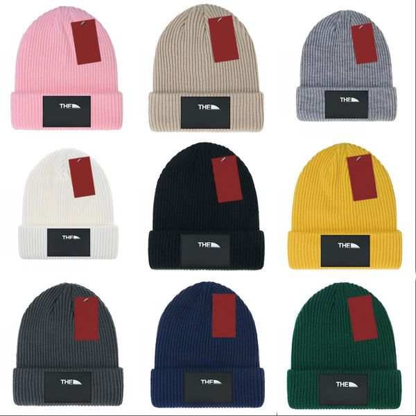 Brimless inverno beanie designer chapéu crânio boné para homens preto branco simples elasticidade cappello cabeça grossa quente hiphop esporte casual lã bonnet esqui escalada fa04