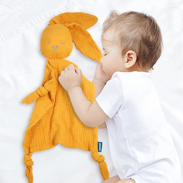 Decken Baby Musselin Tröster Decke Weiche Baumwolle Geboren Schlafen Spielzeug Puppe Infant Lätzchen Beschwichtigen Handtuch Schnuller