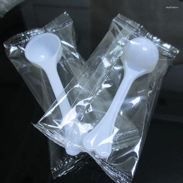 Colheres de plástico branco profissional 3 gramas 3g colheres/colheres para/leite/detergente em pó/medição f20233762
