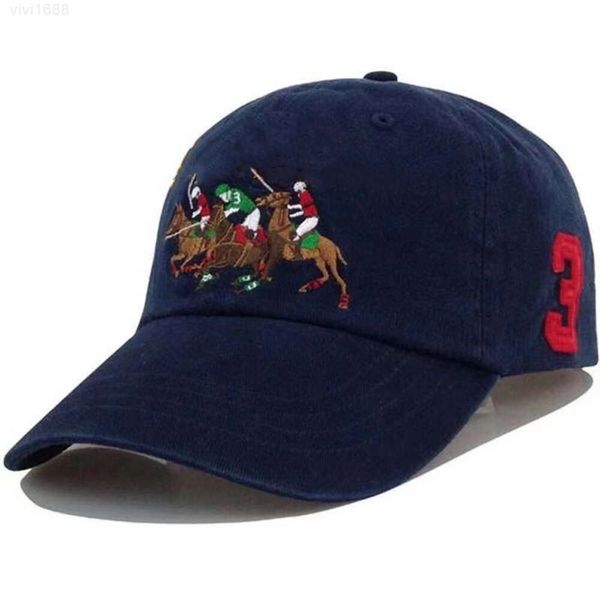 2021 Polo Caps Designer di lusso Cappello da papà Berretto da baseball per uomini e donne Marche famose Cotone regolabile Teschio Sport Golf Cappello da sole curvoYY