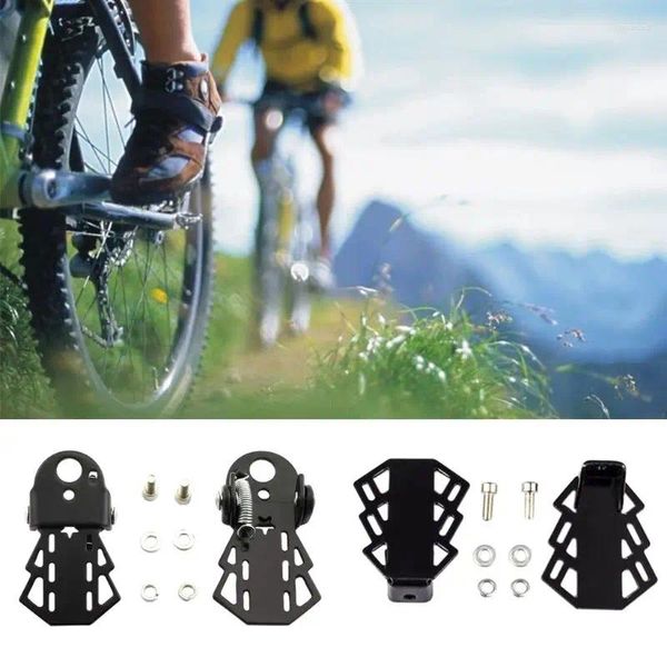 Pedali bici 1 paio pedale posteriore MTB Pedane pieghevoli Accessori ciclismo Pedana per bicicletta Drop Ship