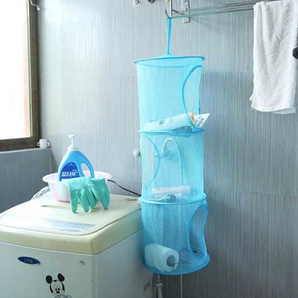 Abbigliamento Armadio Storage Creativo Strato Scaffale Borsa portaoggetti Camera da letto per bambini Cestini per giocattoli Porta a muro Armadio Bagno Cucina Rete R231102