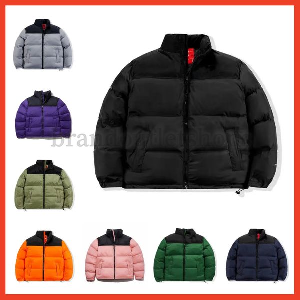 Puffer jaqueta de algodão jaquetas designer casaco homens mulheres zíper retalhos bordados letras bolsos inverno streetwear ao ar livre bodywarmer S-4XL