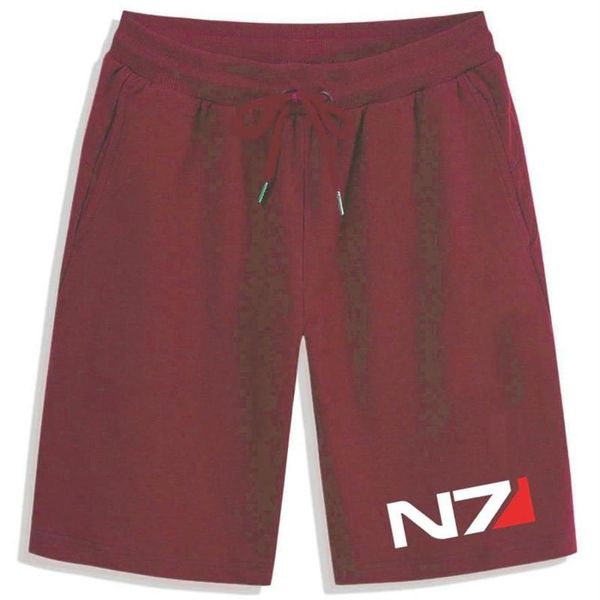 Männer Shorts Sommer Mass Effect N7 Logo Print Maßgeschneiderte Marke Einfarbig Mann Lose Bequeme Freizeit Formale Männer Short253n