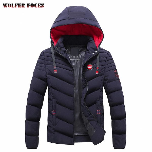 Uomo Piumino Parka Uomo Cappotti Casual Parka Cappotto Alpinismo Giacca da motociclista Abbigliamento Inverno Uomo Alla moda Campeggio Antivento Riscaldamento Uomo 231102