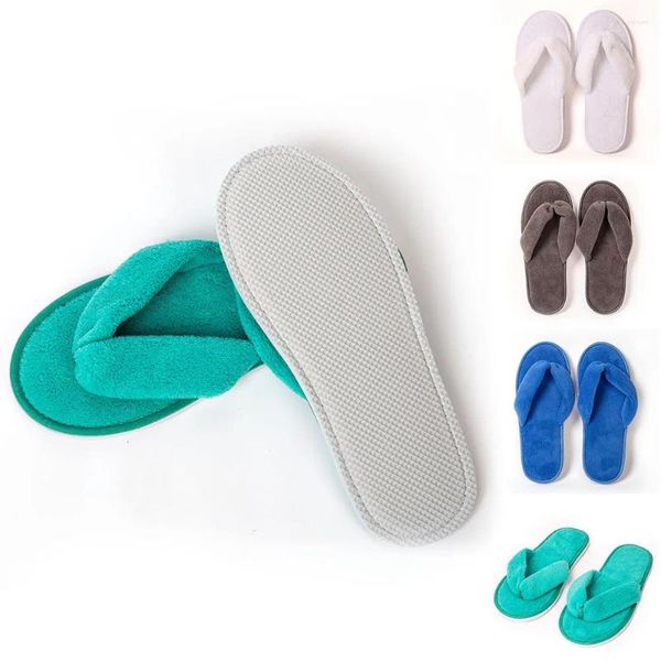 Chinelos Sapatos Descartáveis 1 Pares Homens Mulheres Flip-Flops El Soft para Home Travel Hospitalidade Interna