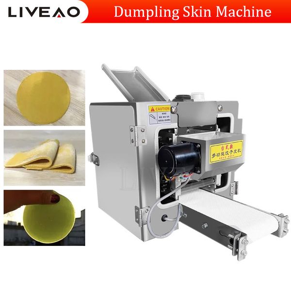 Pequeña Papad Momo Empanada Roti Chapati Tortilla Samosa Dumpling Skin Wrapper que hace la máquina
