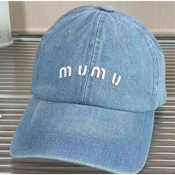 Top Caps Denim Beyzbol Kapağı Kadın Hip Hop Şapka Kapakları Bayanlar İçin Erkekler Açık Yaz Visor Sonbahar Sırık Snapback Sun Hat Gorras MM2266