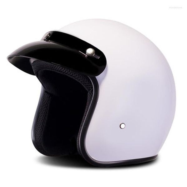 Capacetes de motocicletas capacete scooter 3/4 Face aberta halmet motocross vintage casque moto casco motocicleta capacete